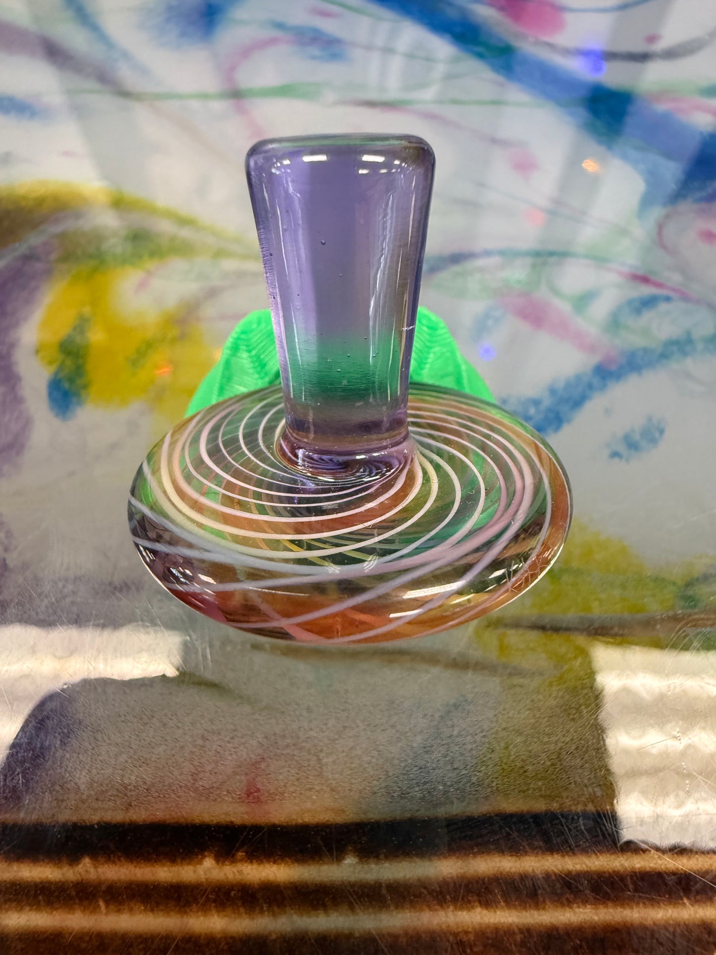 Karma Rainbow Spiral Carb Cap