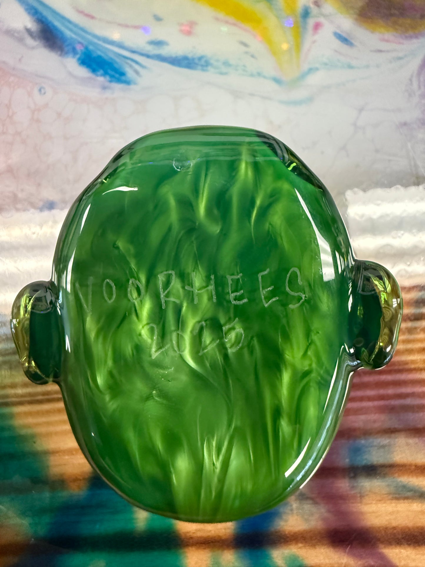 Mr. Voorhees Green Face Pendant