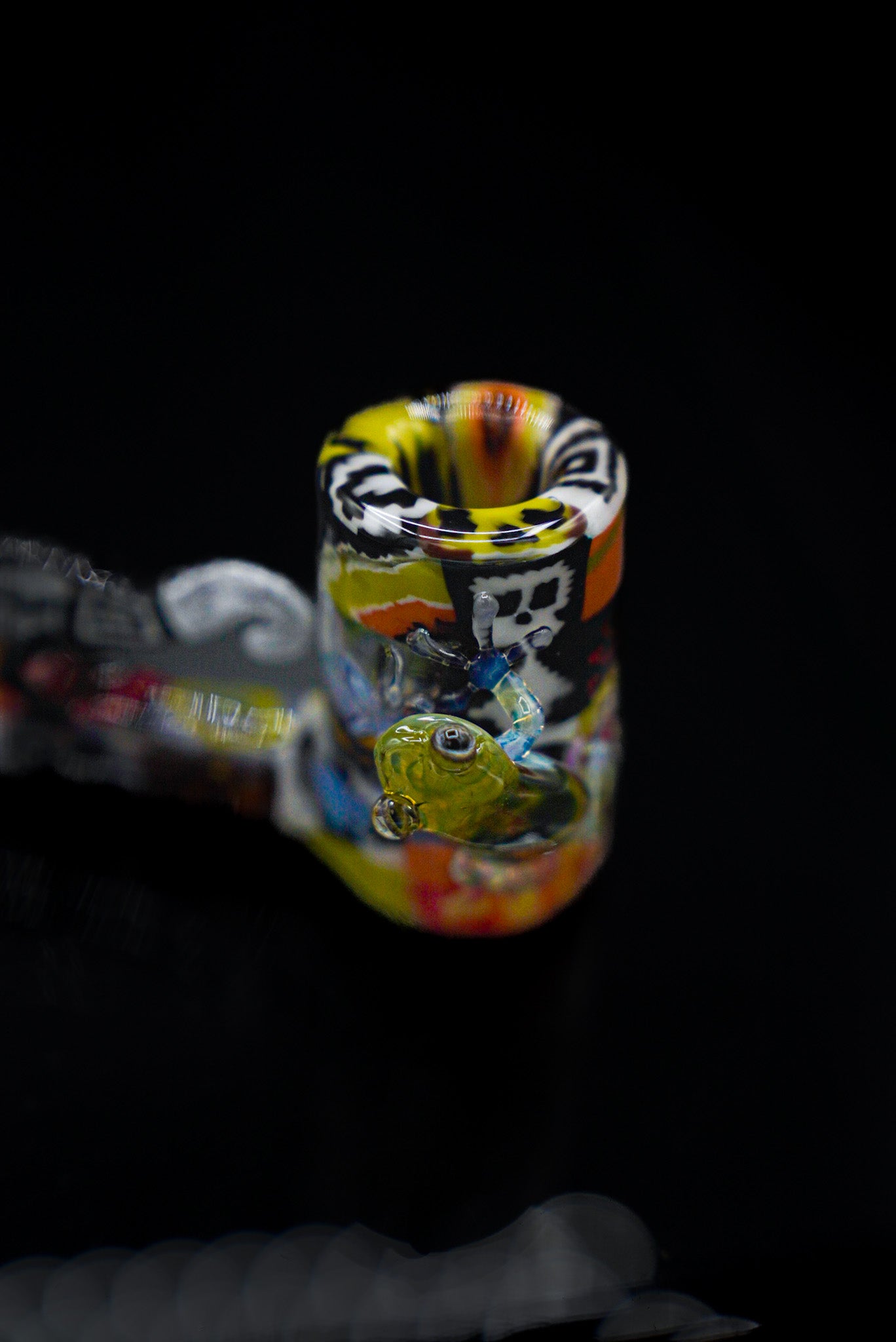 Crunklestein x Kemgtaro Chameleon/Frog Dry Pipe