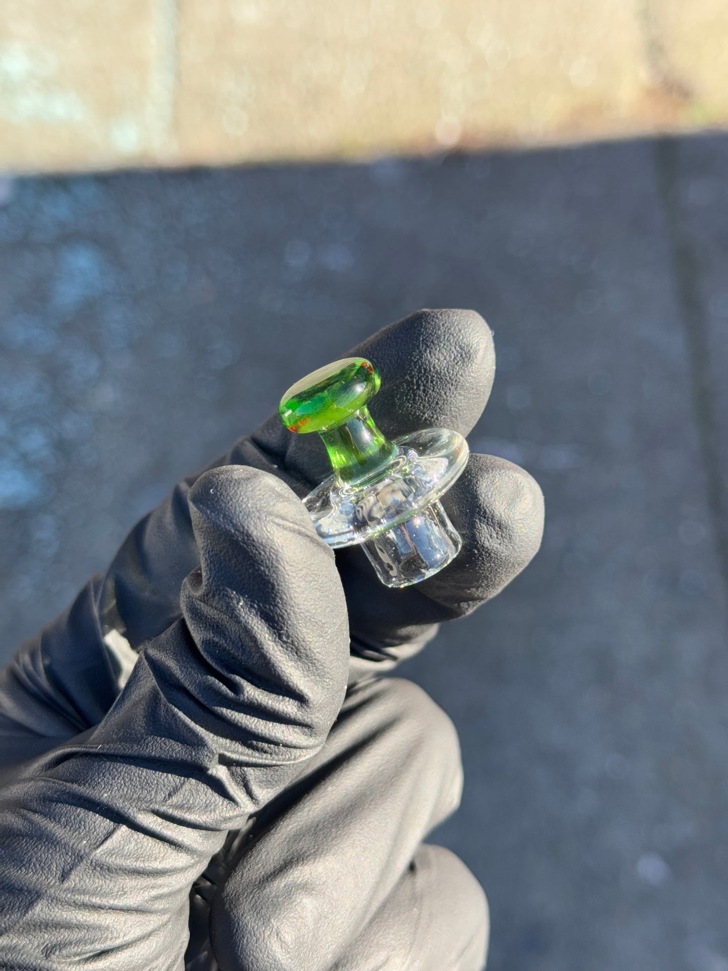 Hardcore Toke Green/Clear Carb Cap