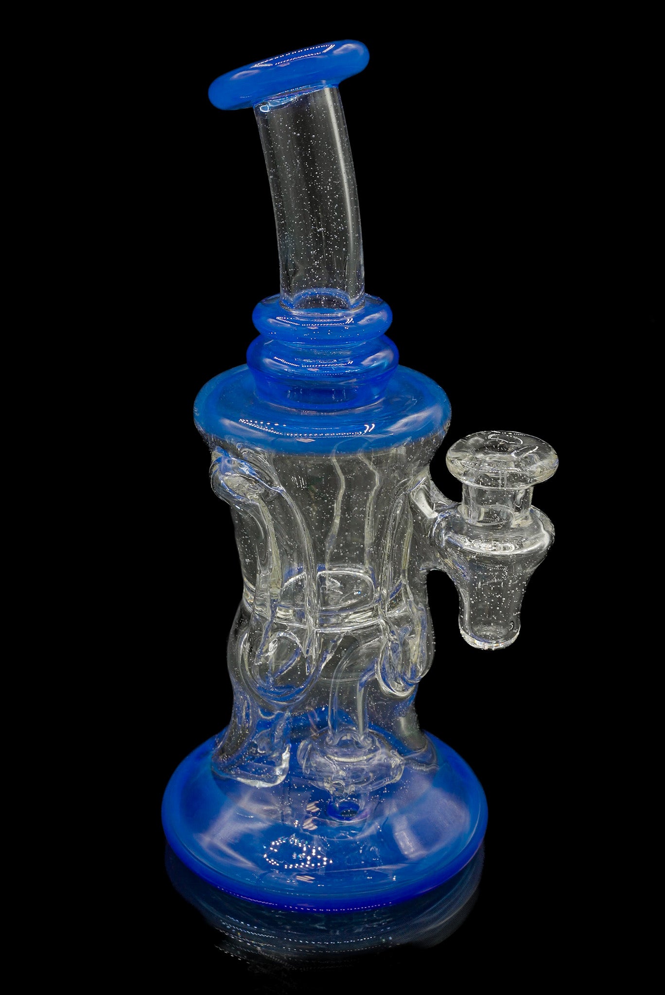 Dabber Jaws Blue w/ UV Pink Recycler