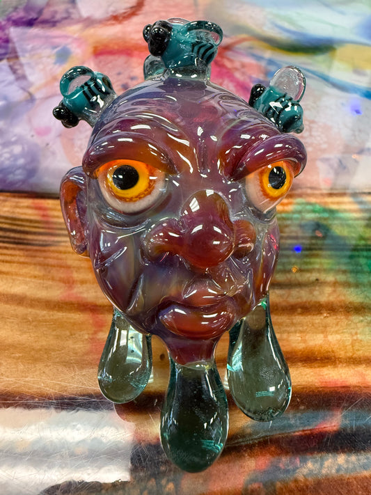 Mr. Voorhees Neptune Face Pendant