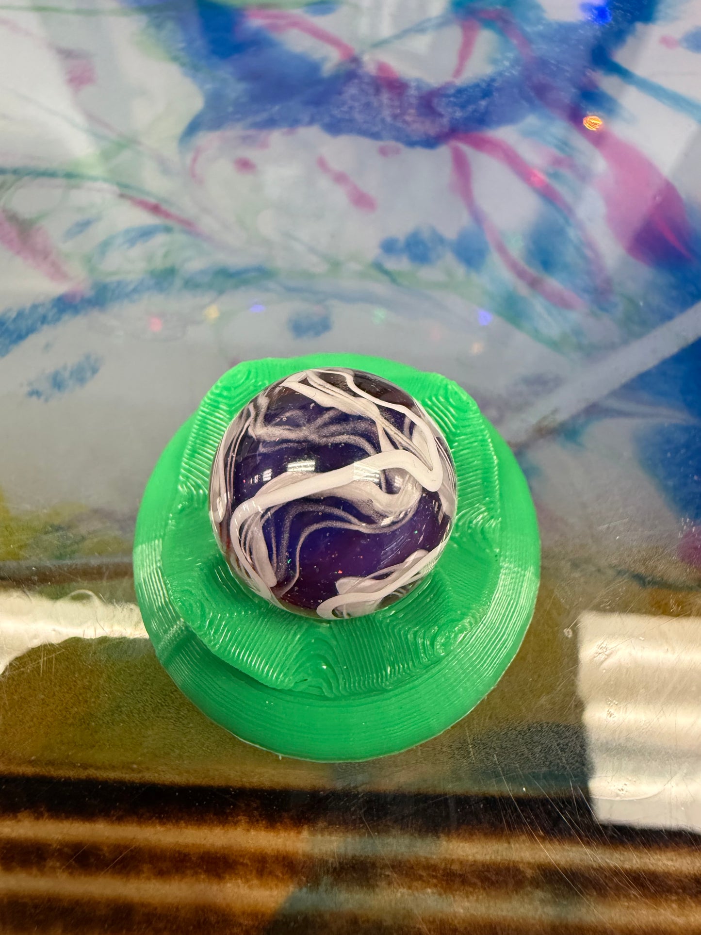 Scomo Moanet Purple Scribble Tech Marbles