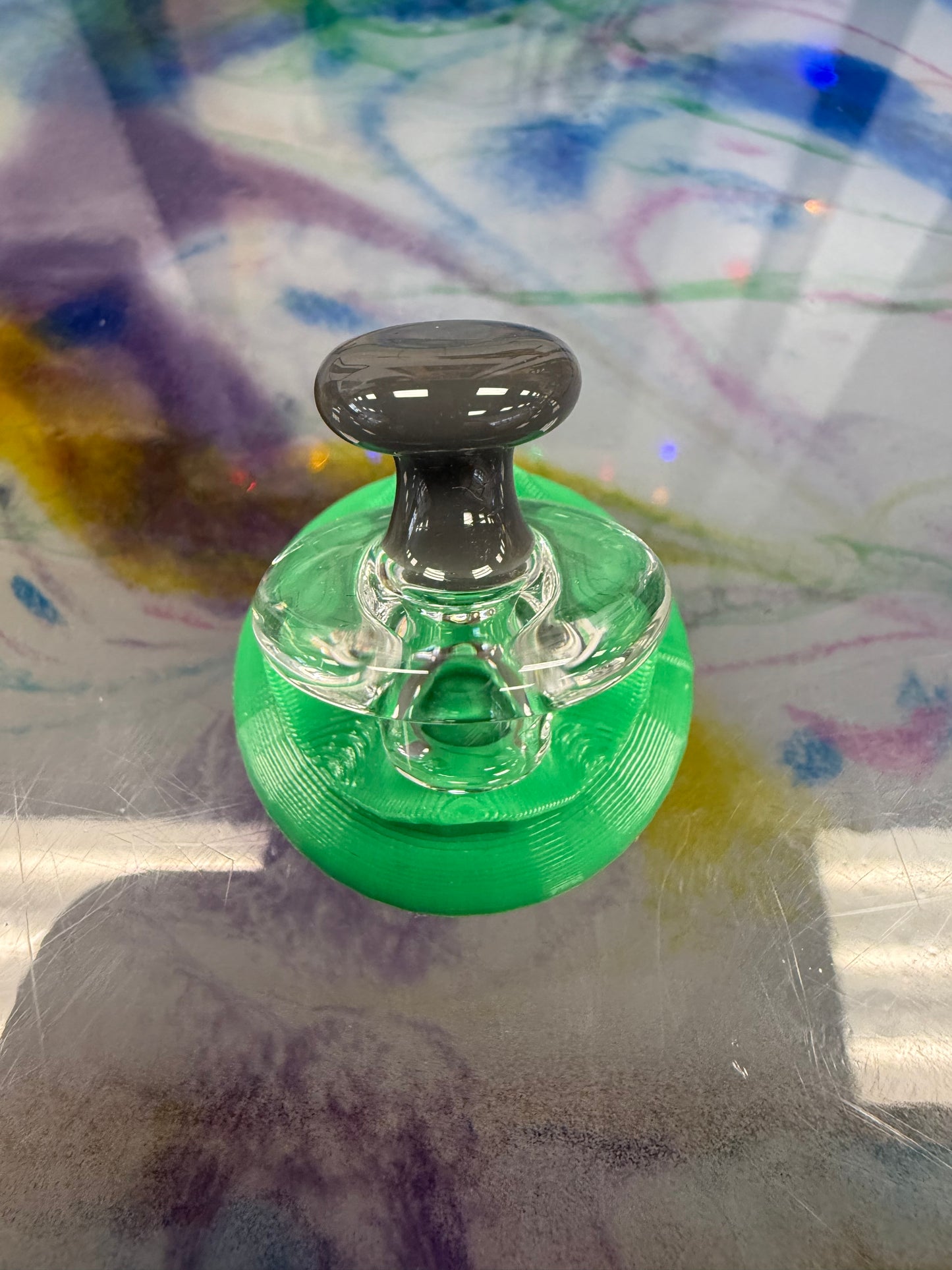 Hardcore Toke Grey/Clear Carb Cap