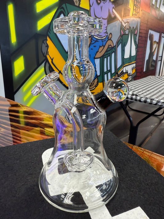 Bowman Glass Dichro MiB Clear Tube