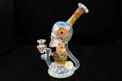 Thumb Glass x Weil Glass Skull Recycler