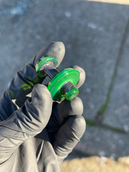 Hardcore Toke x Coli Cutz Emerald Faceted Carb Cap