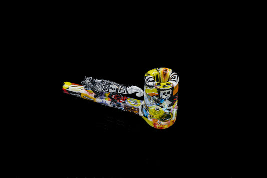 Crunklestein x Kemgtaro Chameleon/Frog Dry Pipe