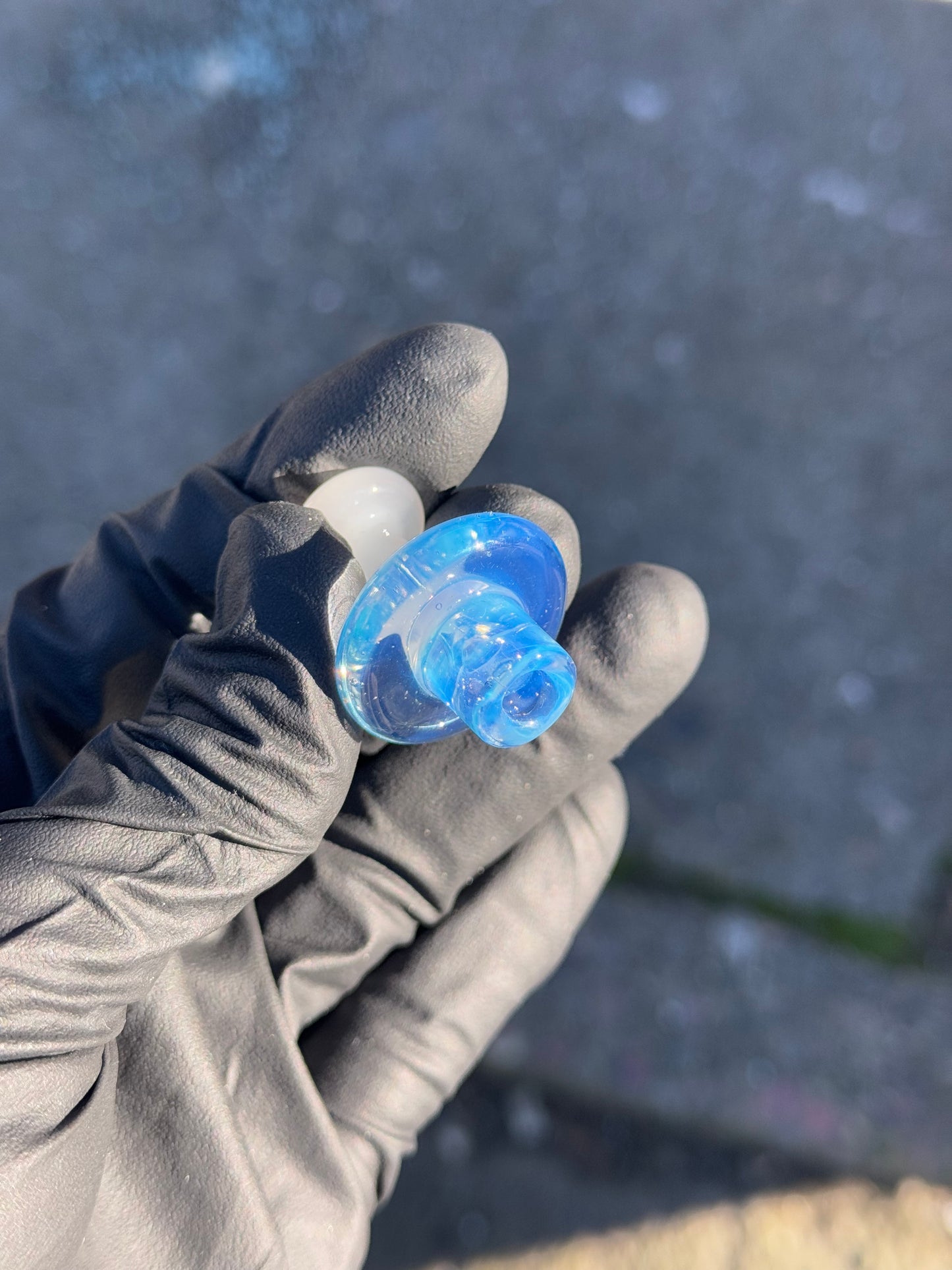 Hardcore Toke Blue/White Cap