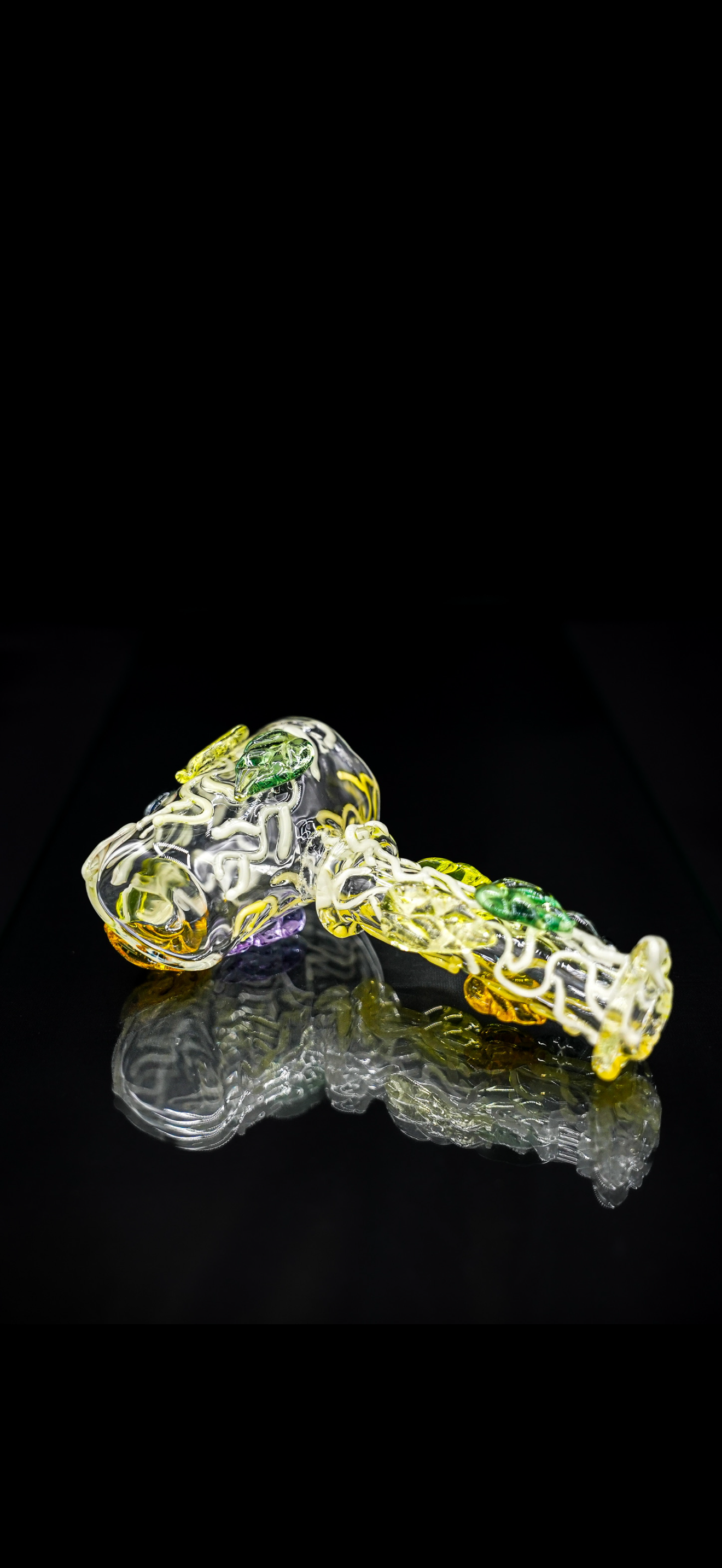 JohnnyMadeGlass Proxy Leaf Pipe