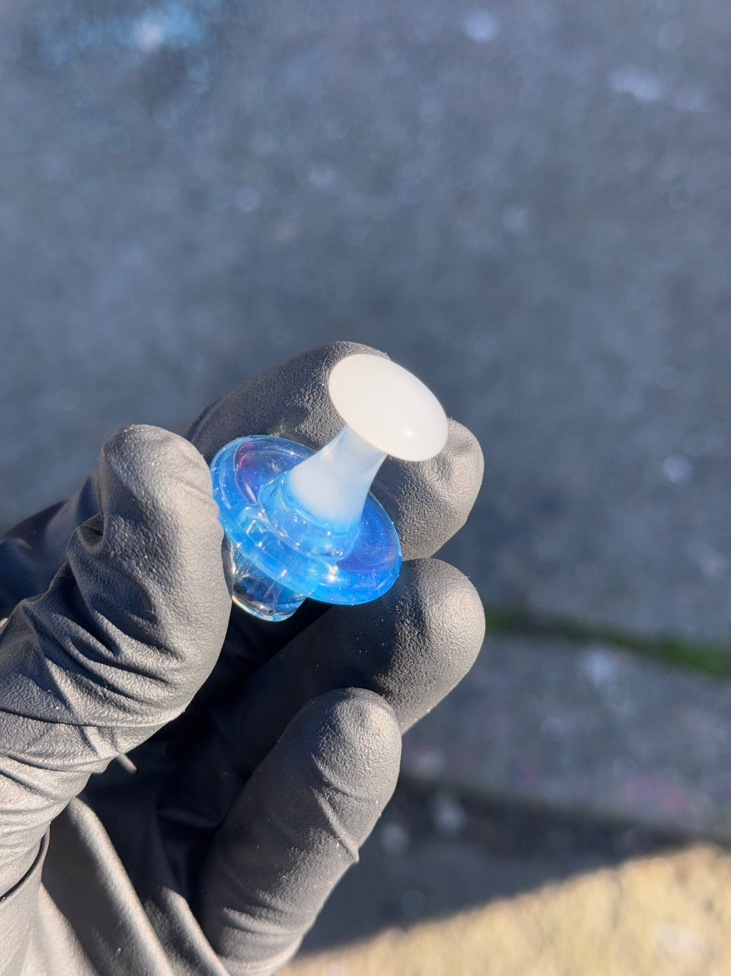 Hardcore Toke Blue/White Cap