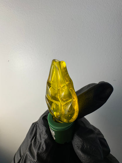 Johnny Made Glass Hollow Leaf Pivot Top
