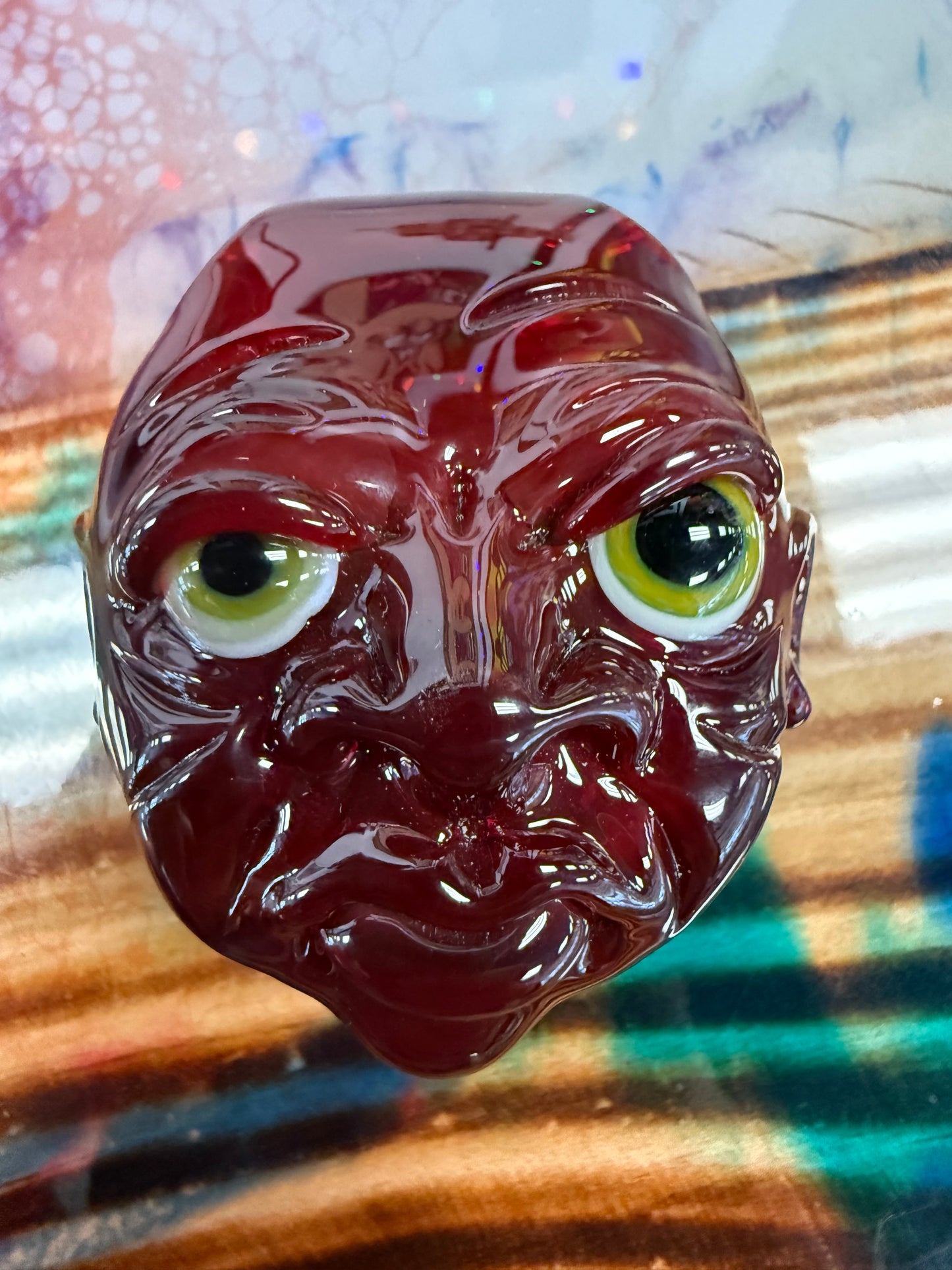 Mr. Voorhees Red Face Pendant