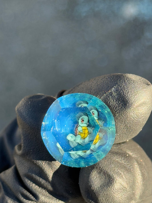 Hardcore Toke x Coli Cutz Faceted Squirtle Carb Cap