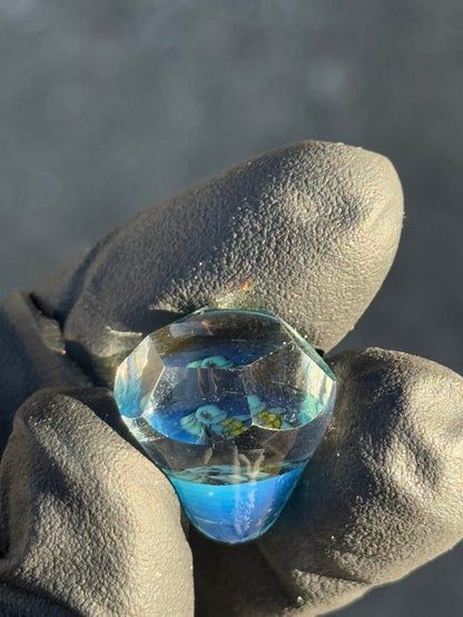 Hardcore Toke x Coli Cutz Faceted Squirtle Carb Cap