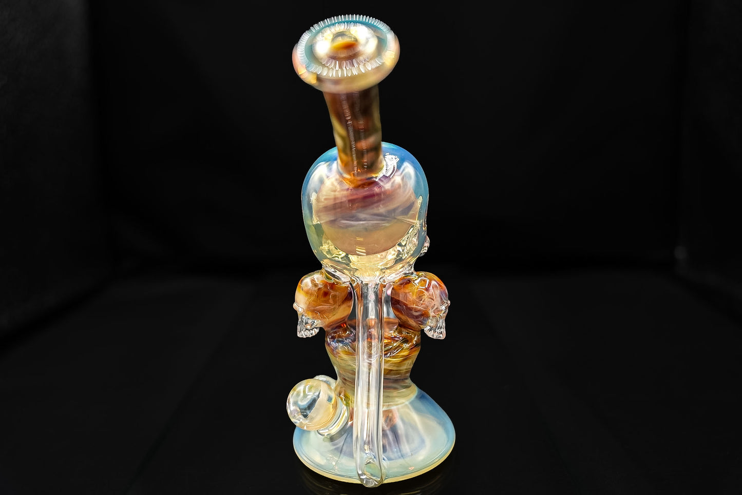 Thumb Glass x Weil Glass Skull Recycler