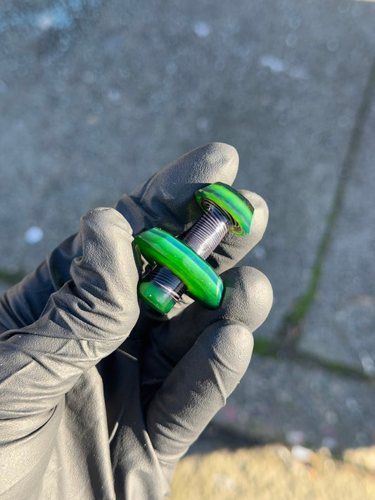 Hardcore Toke x Coli Cutz Emerald Faceted Carb Cap