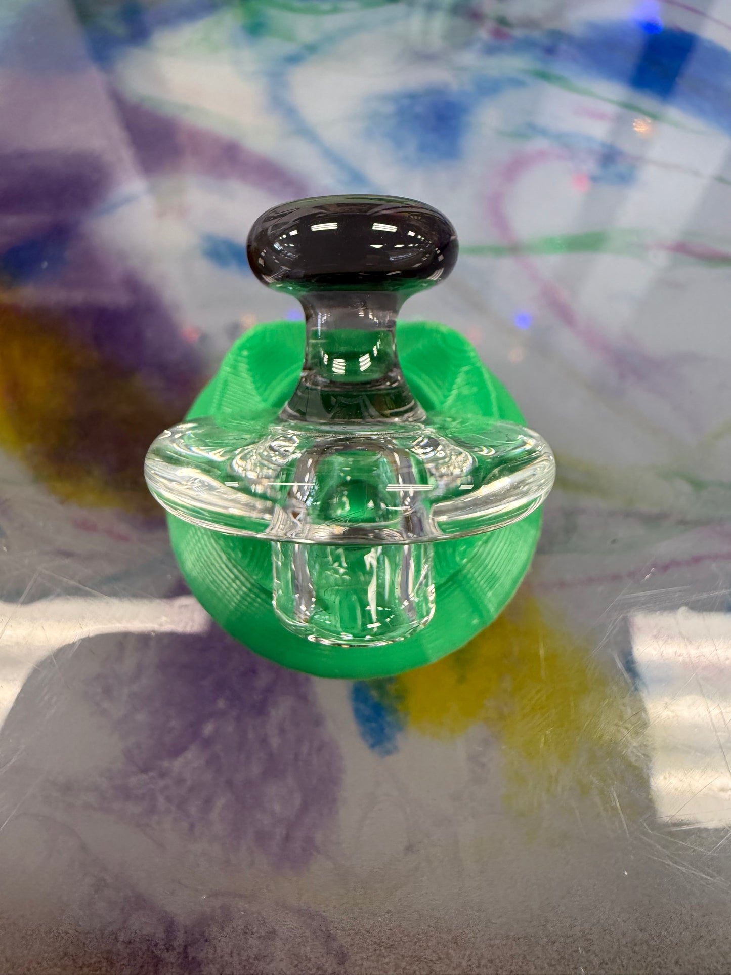 Hardcore Toke Black/Clear Carb Cap