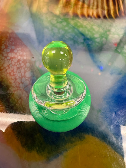 Hardcore Toke Green/Clear Carb Cap