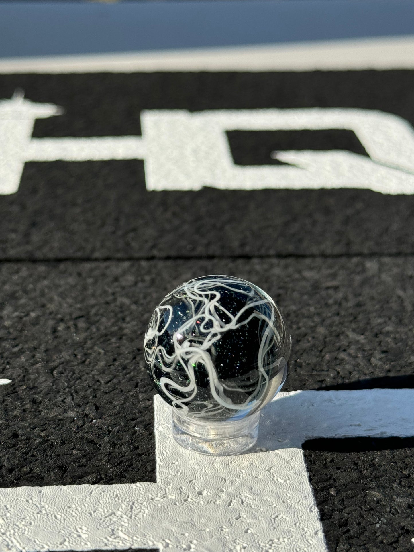 Scomo Moanet Black Scribble Marble