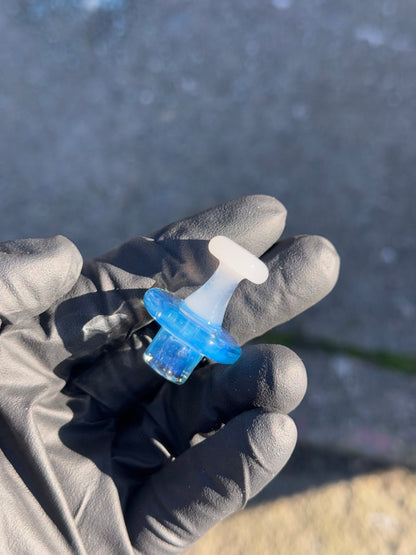 Hardcore Toke Blue/White Cap