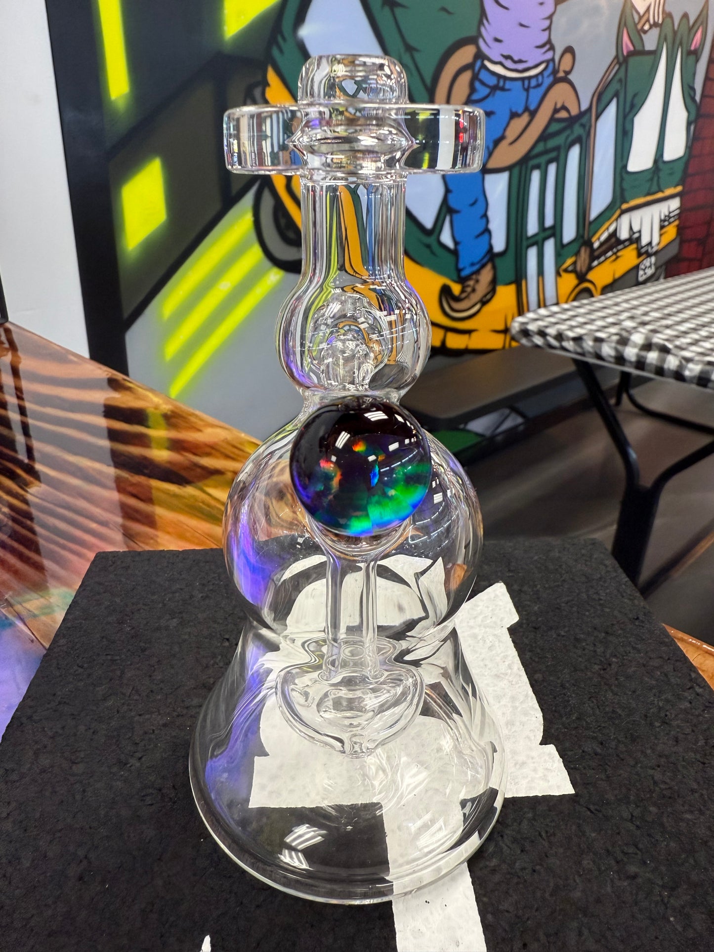 Bowman Glass Dichro MiB Clear Tube