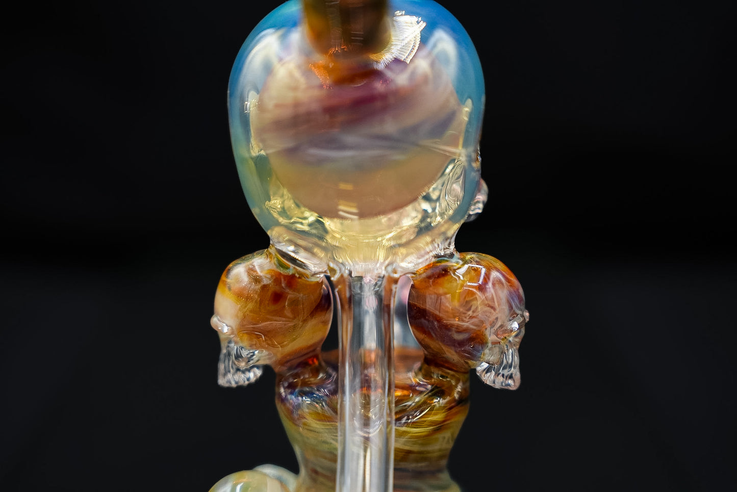 Thumb Glass x Weil Glass Skull Recycler