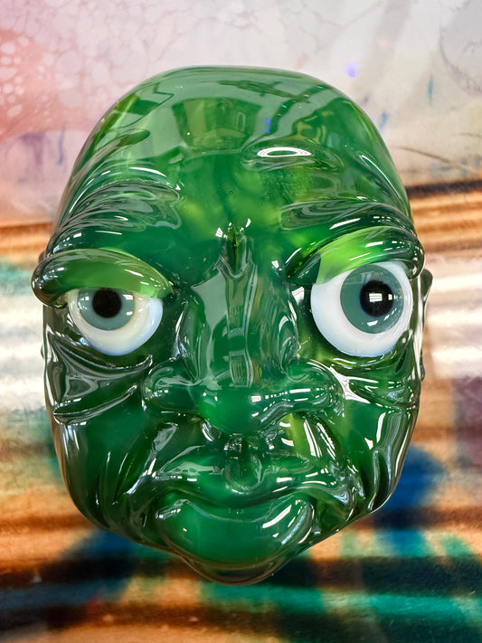 Mr. Voorhees Green Face Pendant