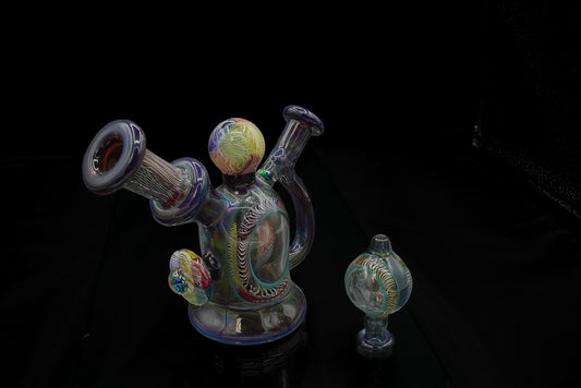 Bowman Glass UV Black Opal Tube Set