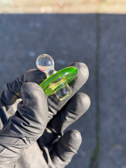 Hardcore Toke Clear/Green Carb Cap