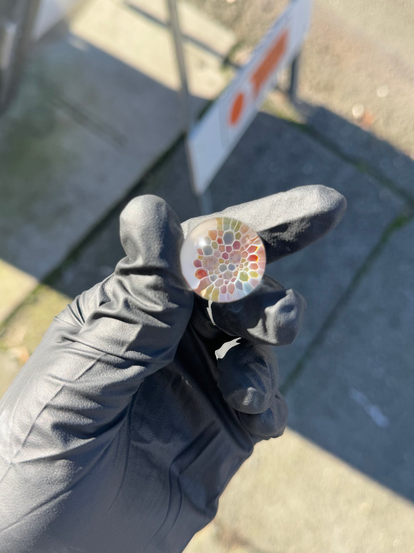 Karma Rainbow Honeycomb Marble