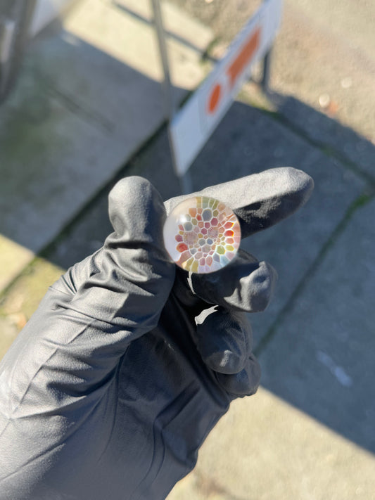 Karma Rainbow Honeycomb Marble