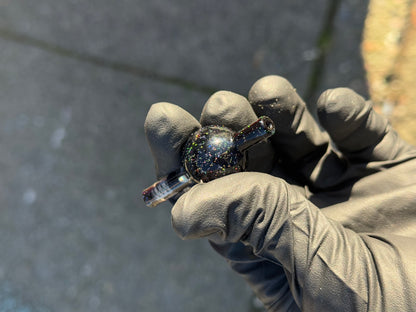Glass Drawals Crushed Opal DNA Swirl