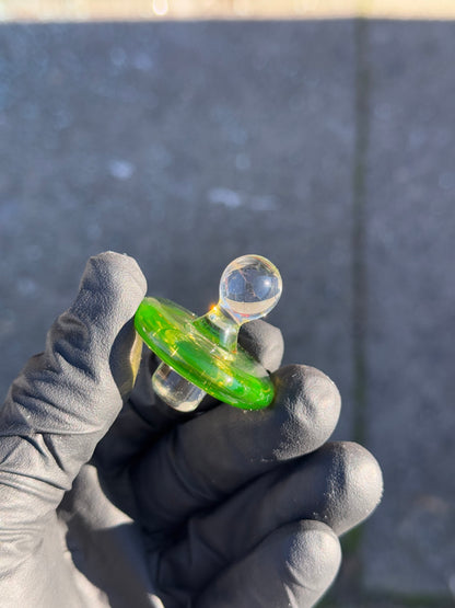 Hardcore Toke Clear/Green Carb Cap