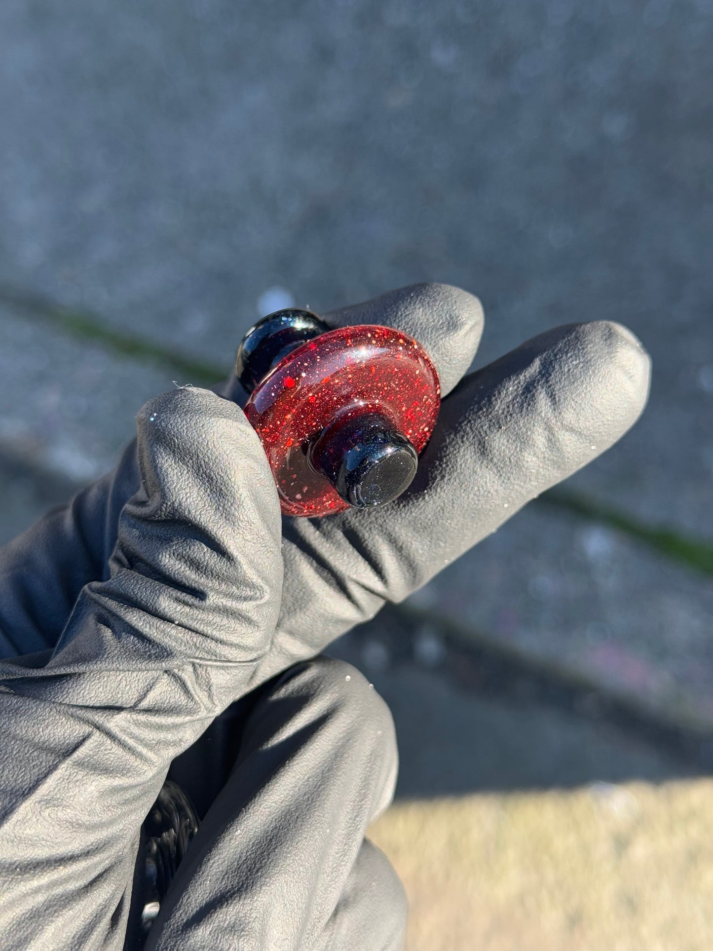 Hardcore Toke Red/Blue Carb Cap