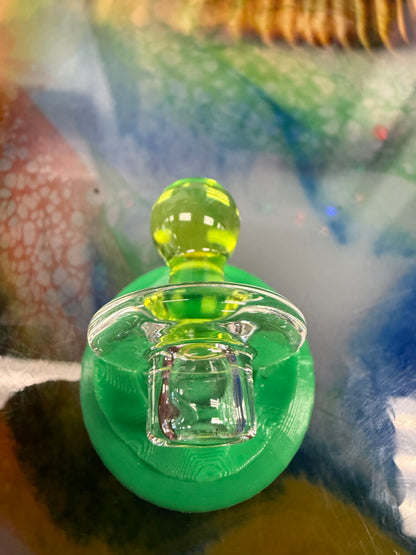 Hardcore Toke Green/Clear Carb Cap