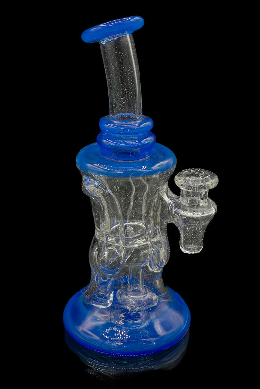 Dabber Jaws Blue w/ UV Pink Recycler