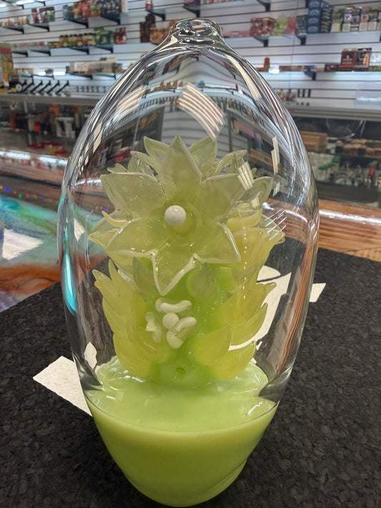 Unparalleled Glass Flower Cluster Terrarium