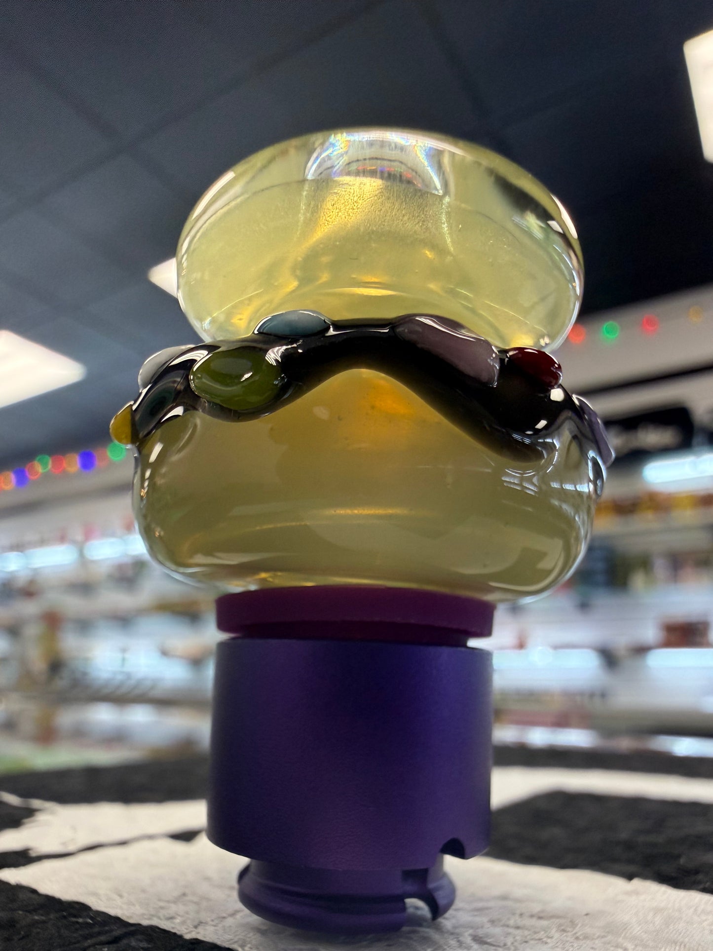 KGB Glass Donut Dry Puffco Top
